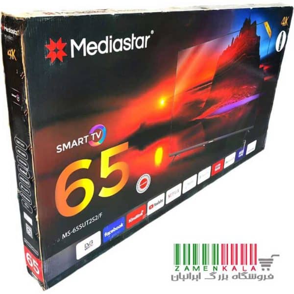 تلویزیون 65 اینچ 4K مدیا استار هوشمند مدل 65mst2s2