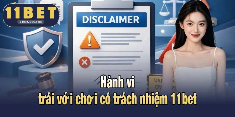 Chơi Có Trách Nhiệm 11bet - Nguyên Tắc Giúp Cá Cược An Toàn 3 Hành vi trái với chơi có trách nhiệm 11bet